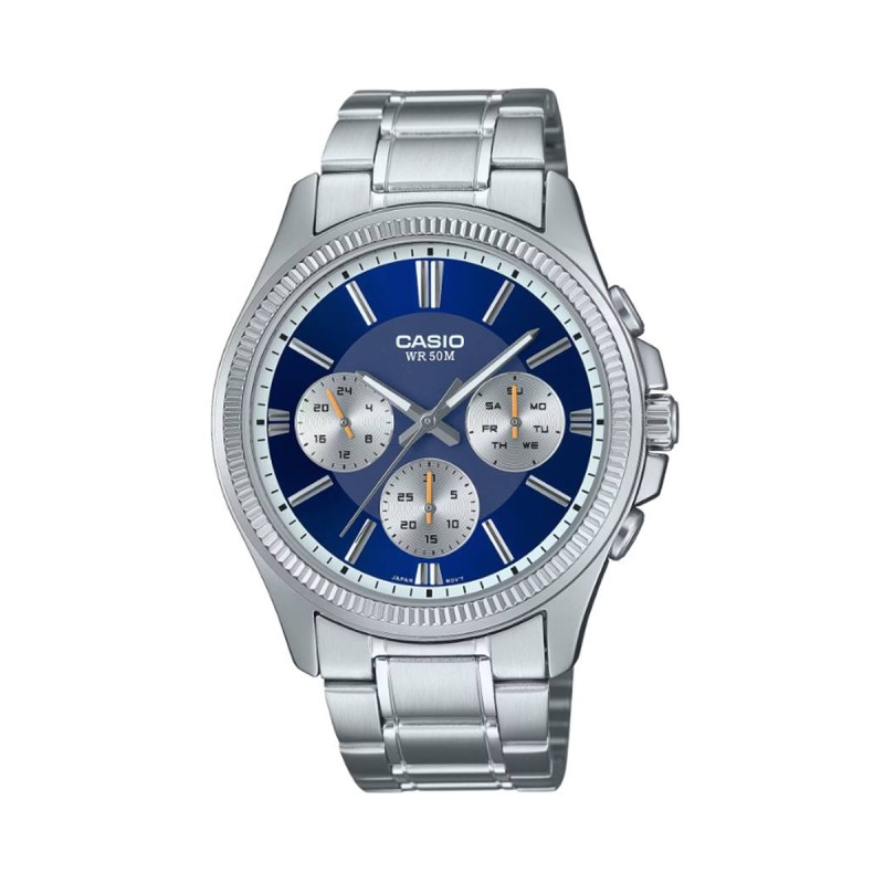 CASIO Mod. DAY DATE MULTIFUNCTION - BLUE  MTP-1375PD-2A1VEF